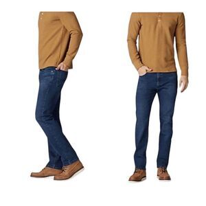 NWT Lee Premium Flex Classic Fit Straight Jeans 36×32 | Men’s Stretch Denim